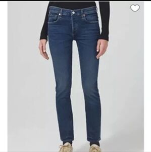 CITIZENS  OF HUMANITY | Women's Sky Lantern Ella Mid Rise Slim Cropped J…